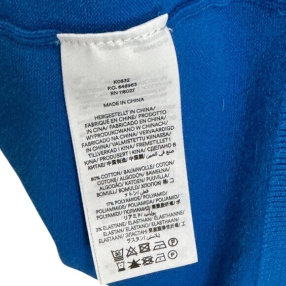 Boden Catriona Cotton Cardigan | Medium | Brilliant Blue - Picture 6 of 8